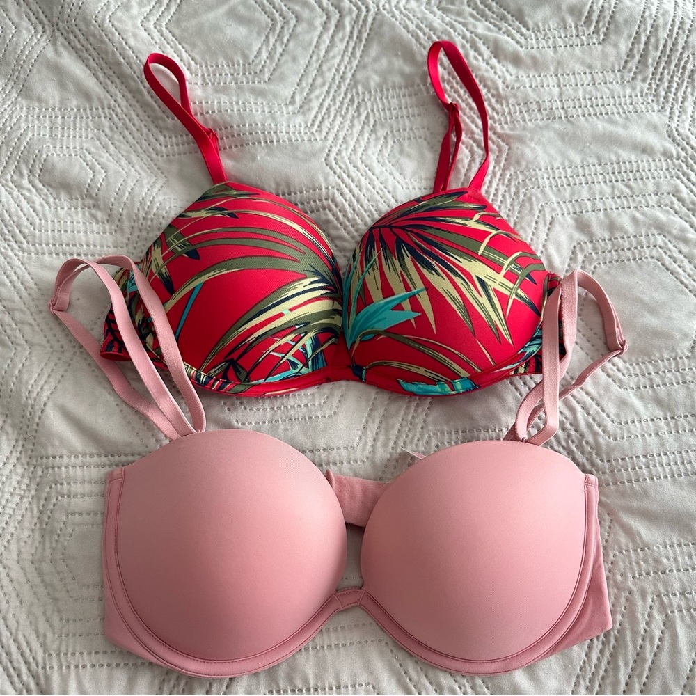 Victoria’s Secret pink Bra Set